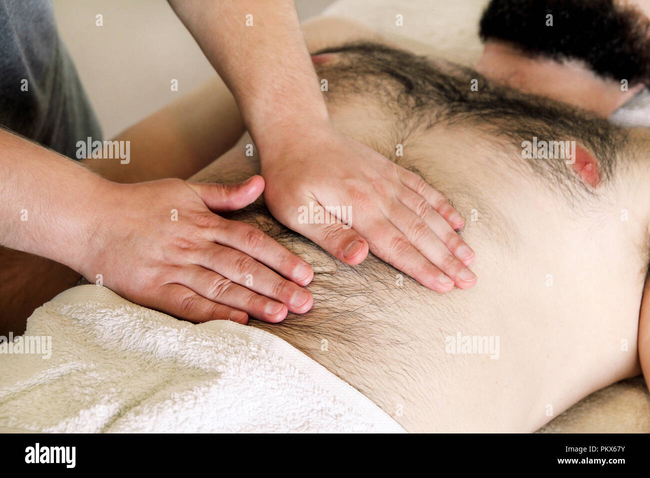 Hairy Man Massage
