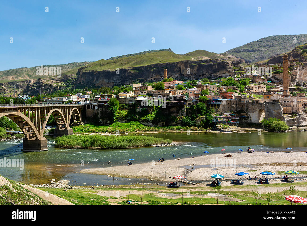 Twelve Thousand Years of Dillere Destan Beautifulness and History Veda to Hasankeyf Stock Photo