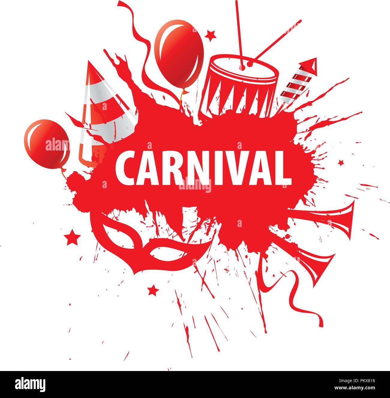 Carnival vector logo Stock Vector Image & Art Alamy