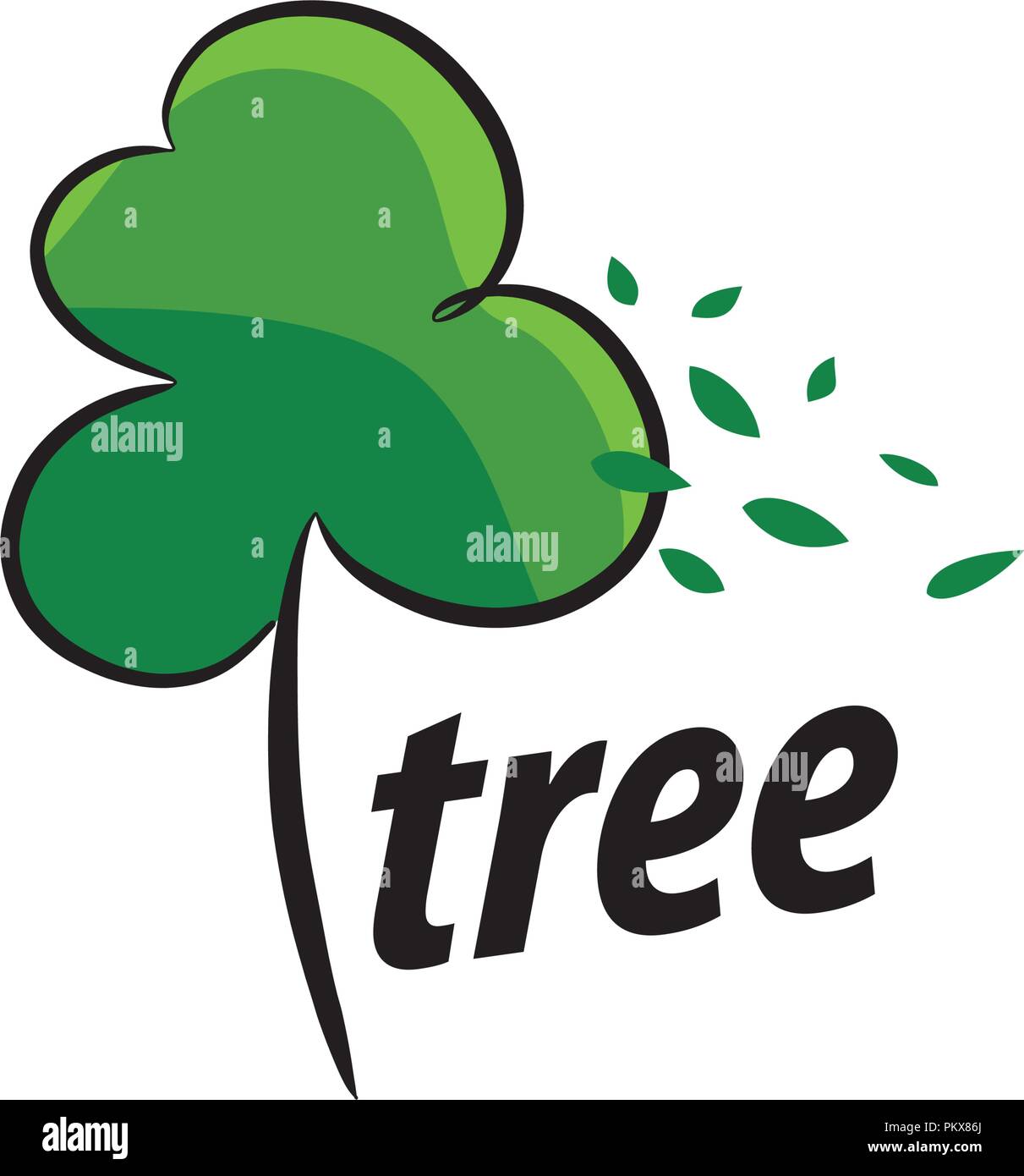 vector logo tree Stock Vector Image & Art - Alamy