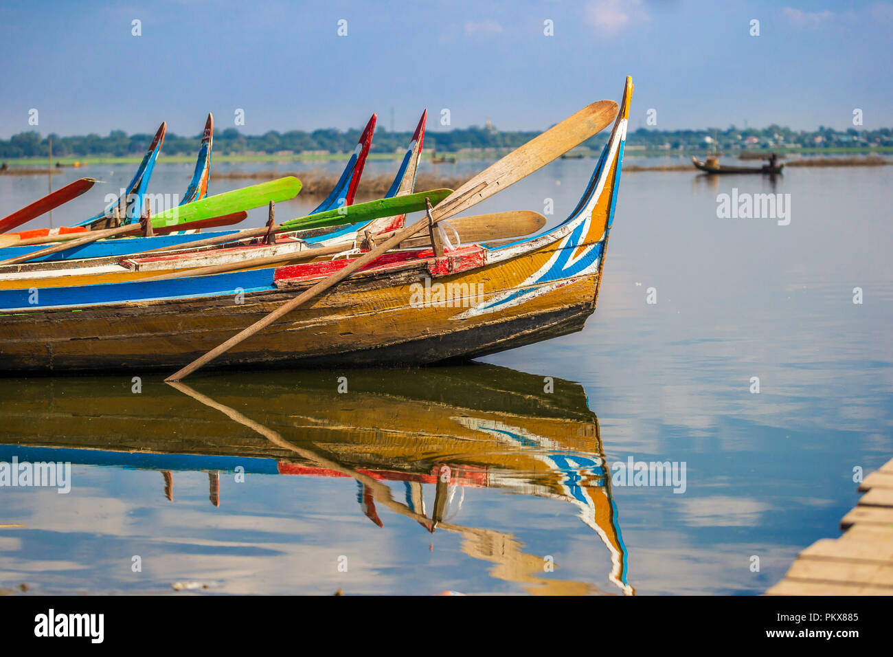 Bain Bridge Amarapura Myanmar Burma High Resolution Stock Photography ...