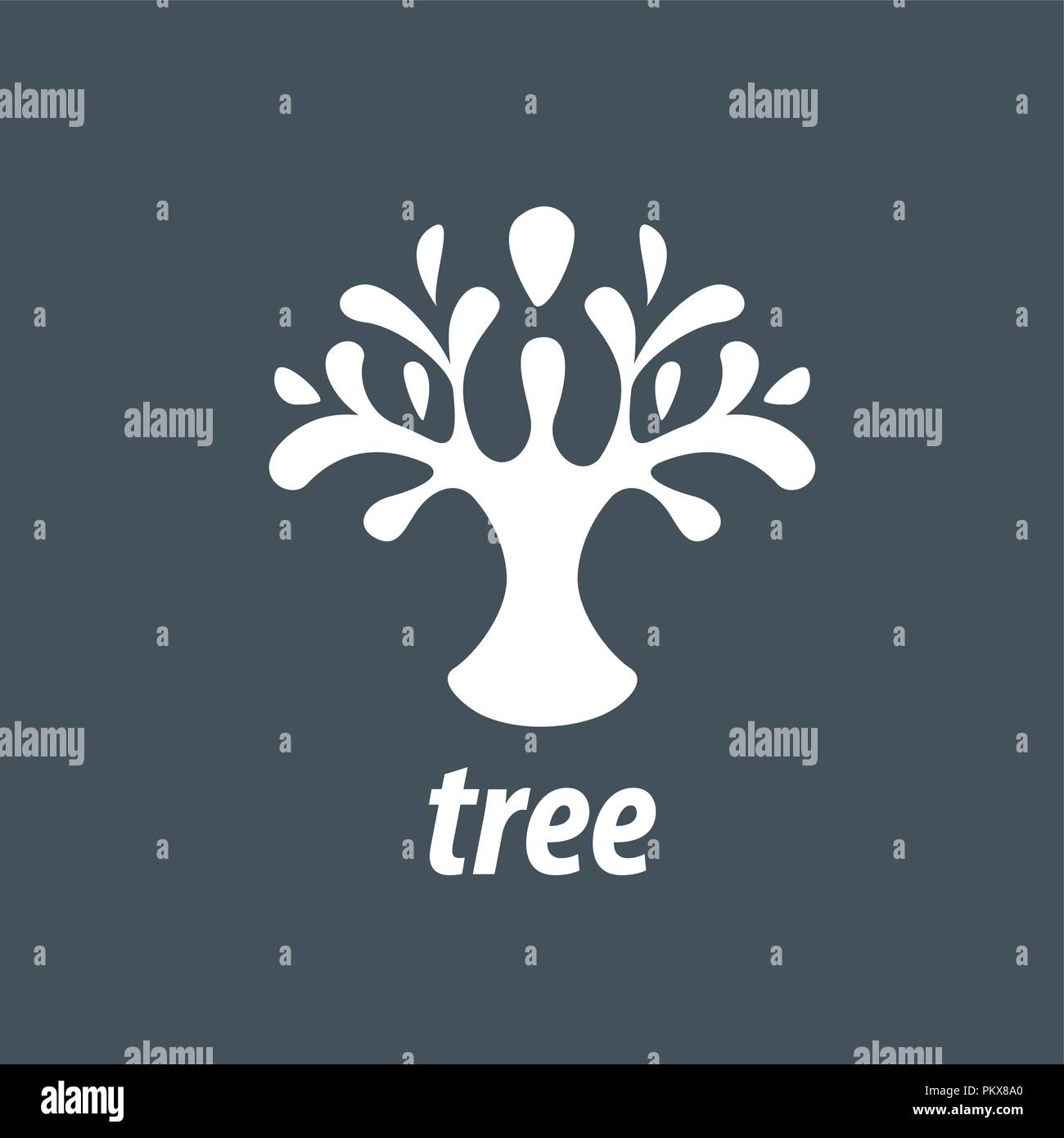 vector logo tree Stock Vector Image & Art - Alamy