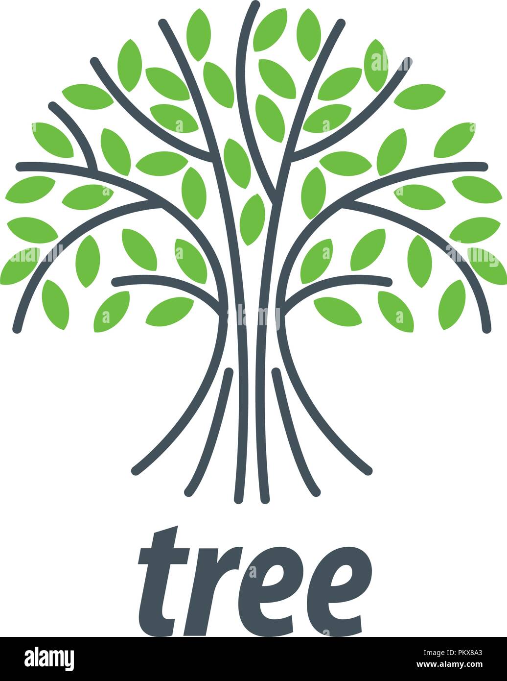 vector logo tree Stock Vector Image & Art - Alamy