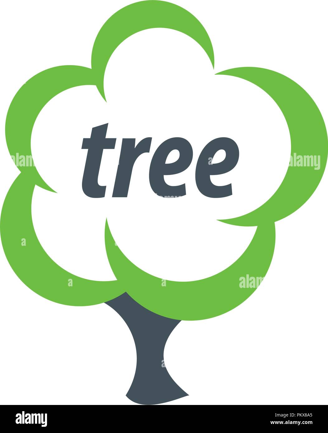 vector logo tree Stock Vector Image & Art - Alamy