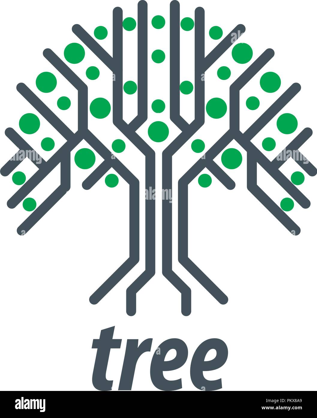 vector logo tree Stock Vector Image & Art - Alamy