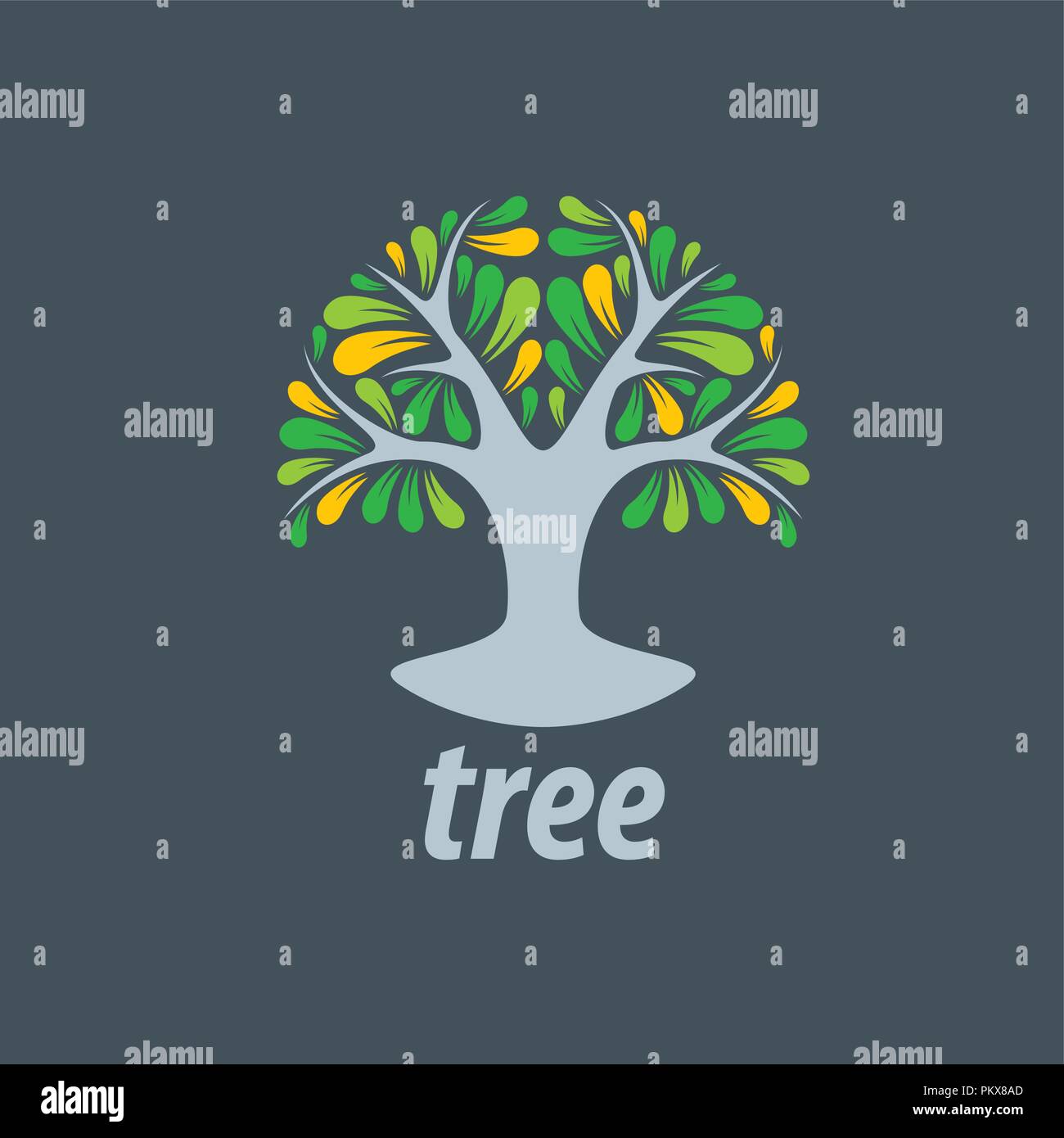 vector logo tree Stock Vector Image & Art - Alamy