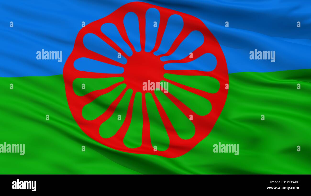 Romani People Flag, Closeup View, 3D Rendering Stock Photo Alamy
