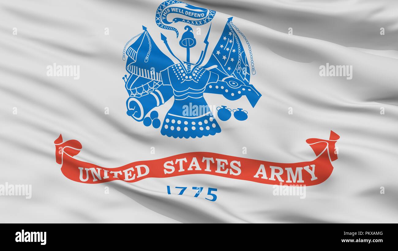 United States Army Flag, Closeup View, 3D Rendering Stock Photo Alamy