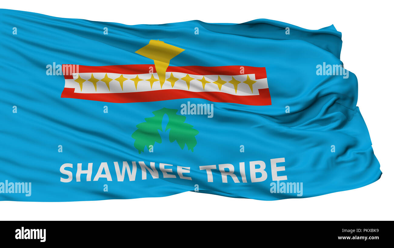 Shawnee Tribe Of Oklahoma Indian Flag, Isolated On White Background, 3D  Rendering Stock Photo - Alamy, image size:1300x821