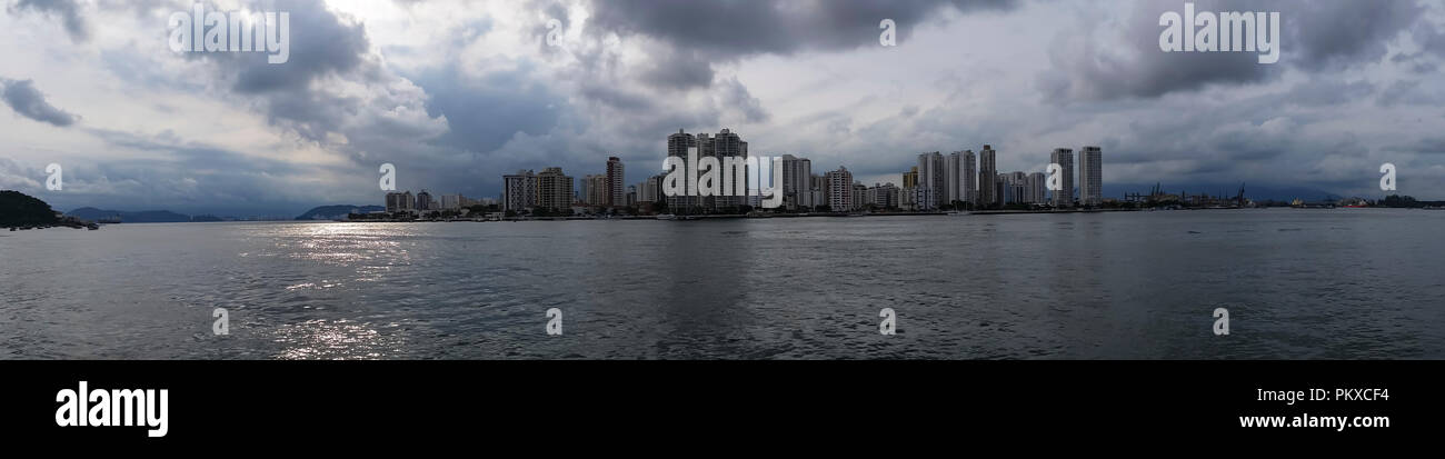 City of Guarujá, Brazil, South America. Stock Photo