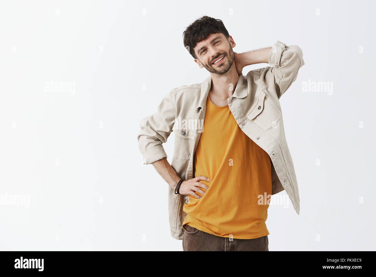 Tilting head back hires stock photography and images Alamy