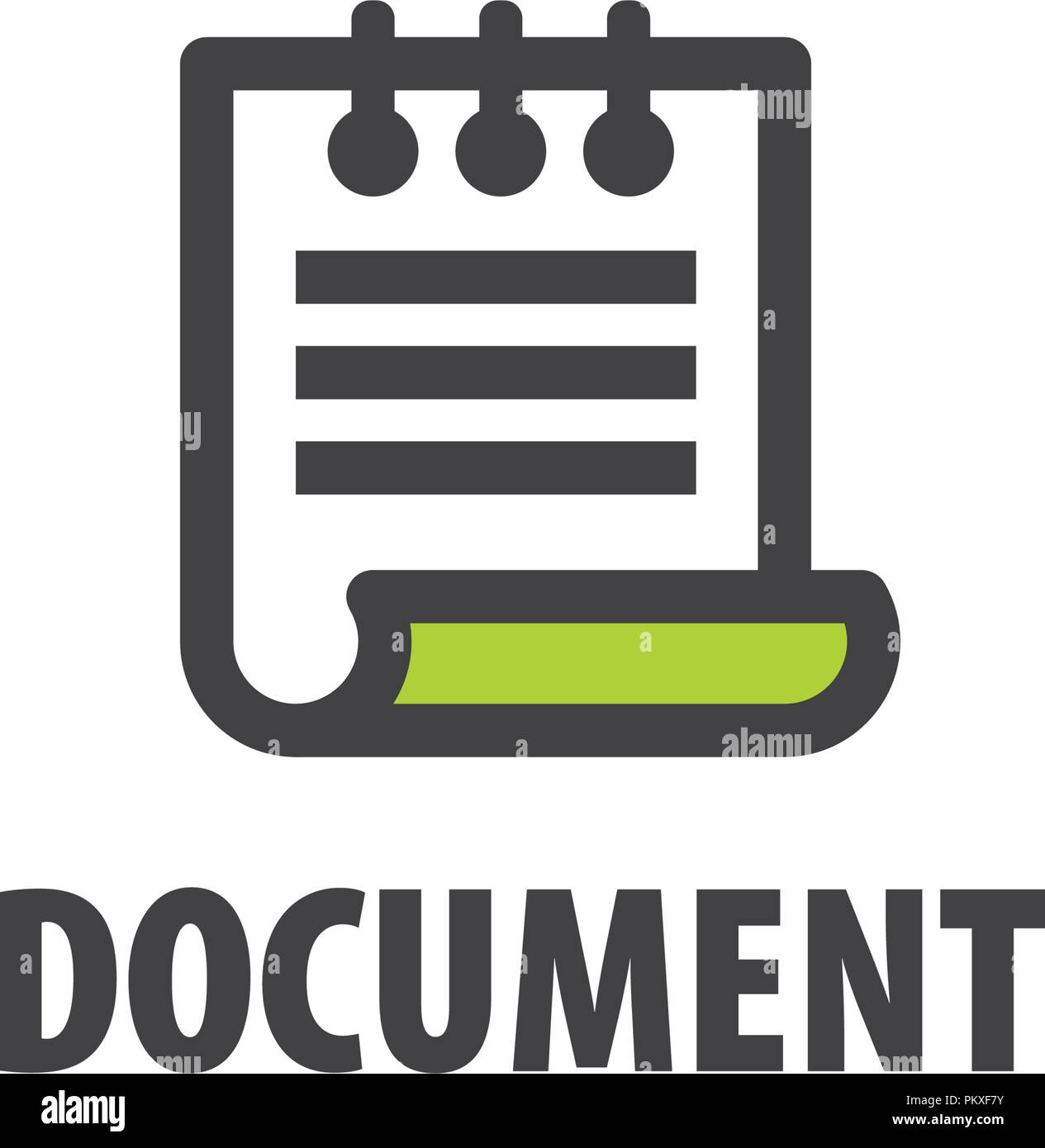 vector logo document Stock Vector Image & Art - Alamy