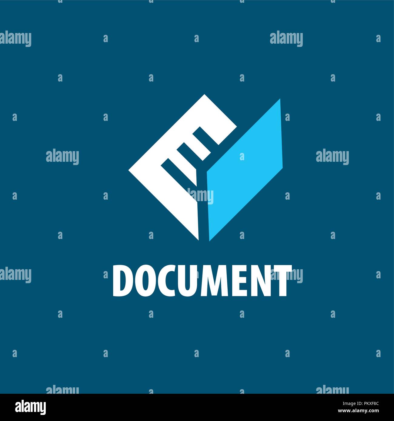 vector logo document Stock Vector Image & Art - Alamy