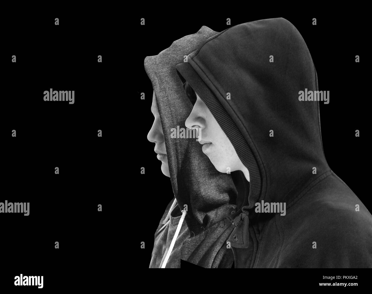 Black and white hoodie boys hotsell