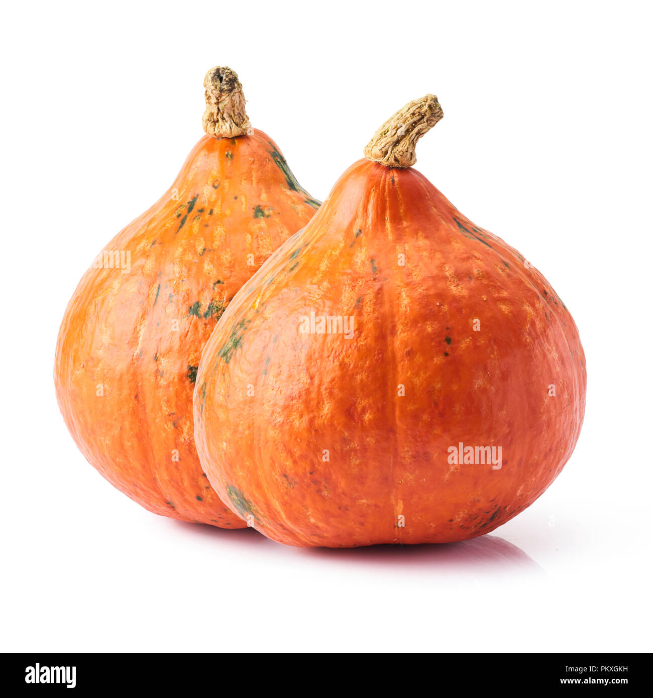 Fresh organic orange Pumpkin isolated on white background Stock Photo ...