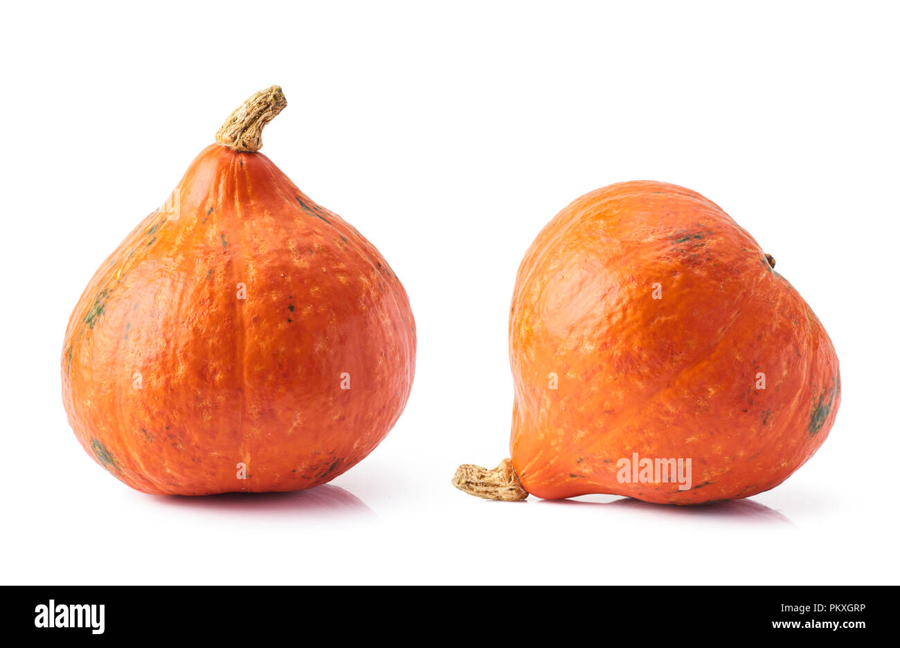 Fresh organic orange Pumpkin isolated on white background Stock Photo ...