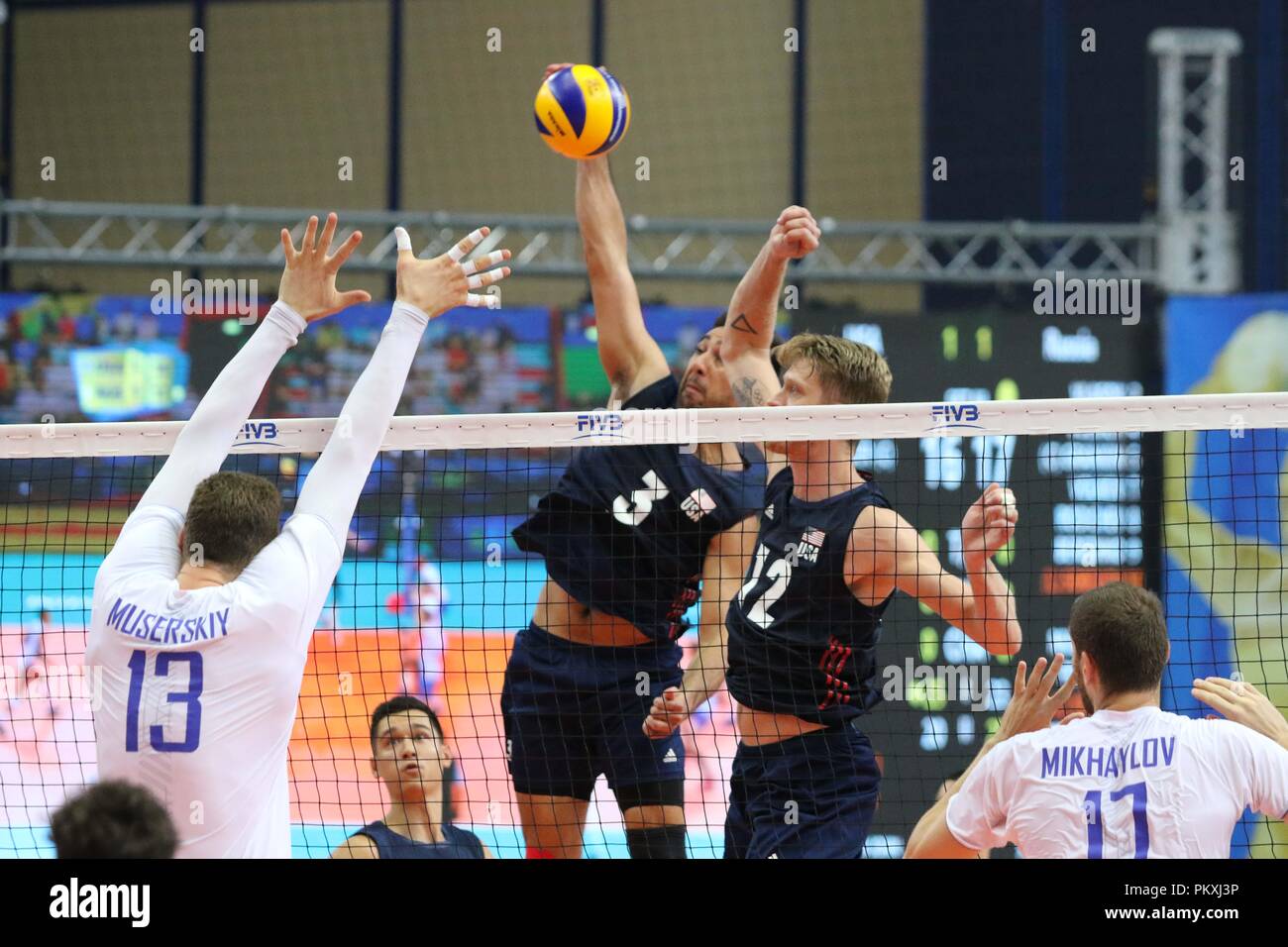usa vs russia volleyball