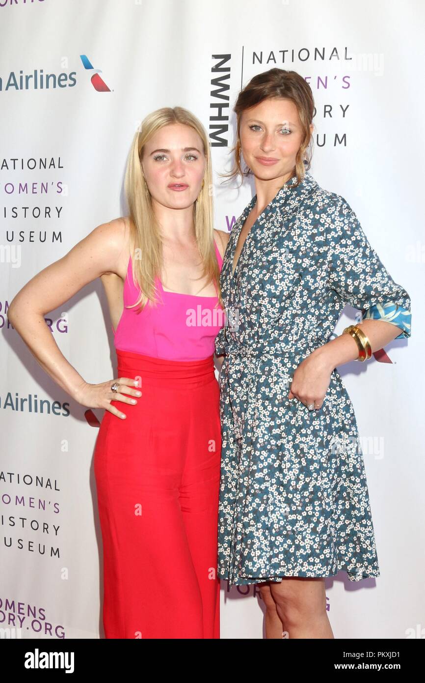 Aly Michalka, AJ Michalka at arrivals for National Women's History Museum 7th Annual Women Making History Awards, The Beverly Hilton, Beverly Hills, CA September 15, 2018. Photo By: Priscilla Grant/Everett Collection Stock Photo