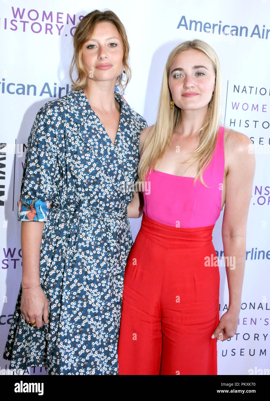 BEVERLY HILLS, CA - SEPTEMBER 15: (L-R) Actresses/sisters Aly Michalka