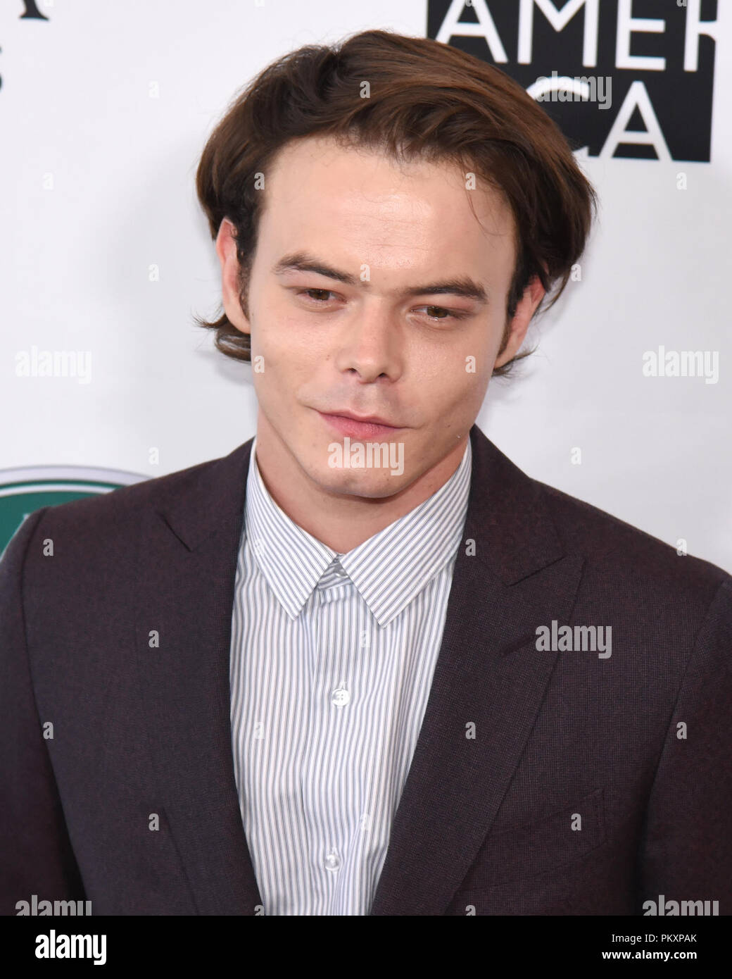 Beverly Hills, California, USA. 15th Sep, 2018. CHARLIE HEATON attends the 2018 BAFTA Los Angeles   BBC America TV Tea Party at the Beverly Hilton in Beverly Hills. Credit: Billy Bennight/ZUMA Wire/Alamy Live News Stock Photo