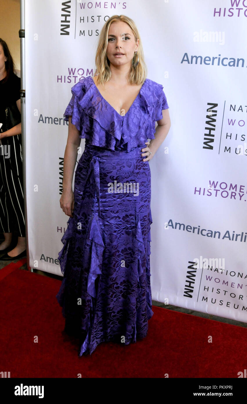 BEVERLY HILLS, CA - SEPTEMBER 15: Actress Brianna Brown attends National Women's History Museum's 7th Annual Women Making History Awards on September 15, 2018 at the Beverly Hilton Hotel in Beverly Hills, California. Photo by Barry King/Alamy Live News Stock Photo