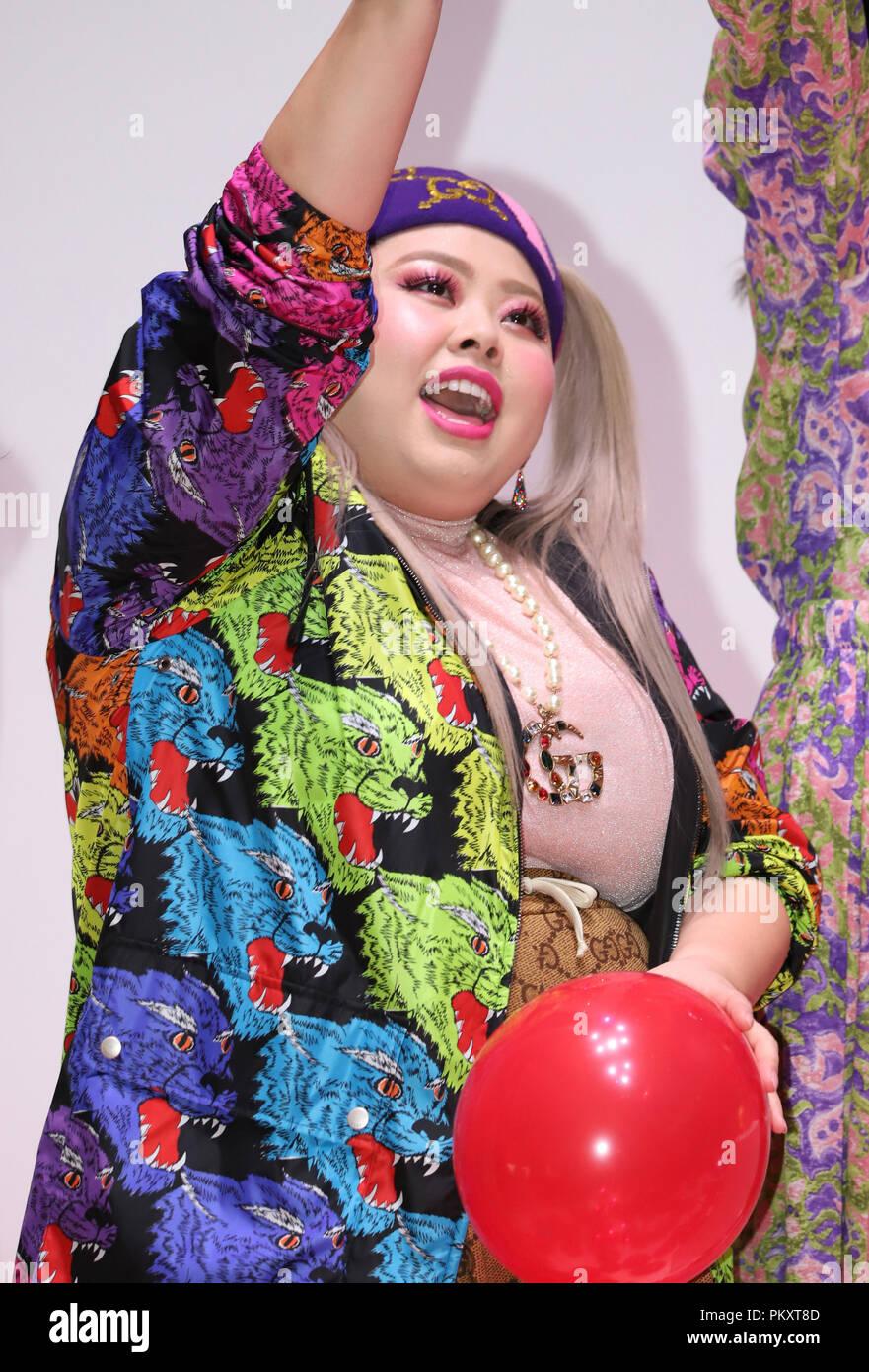 Tokyo, Japan. 15th Sep, 2018. Japanese comedienne Naomi Watanabe smiles