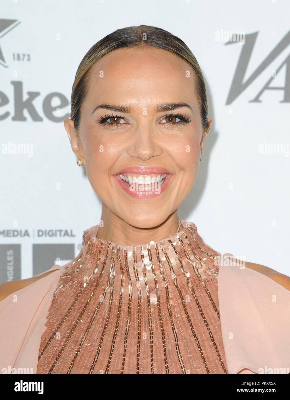 West Hollywood, CA. 15th Sep, 2018. Arielle Kebbel at arrivals for Variety and Women in Film 2018 Television Nominees Celebration Sponsored by Cadillac and Heineken, Cecconi's, West Hollywood, CA September 15, 2018. Credit: Elizabeth Goodenough/Everett Collection/Alamy Live News Stock Photo