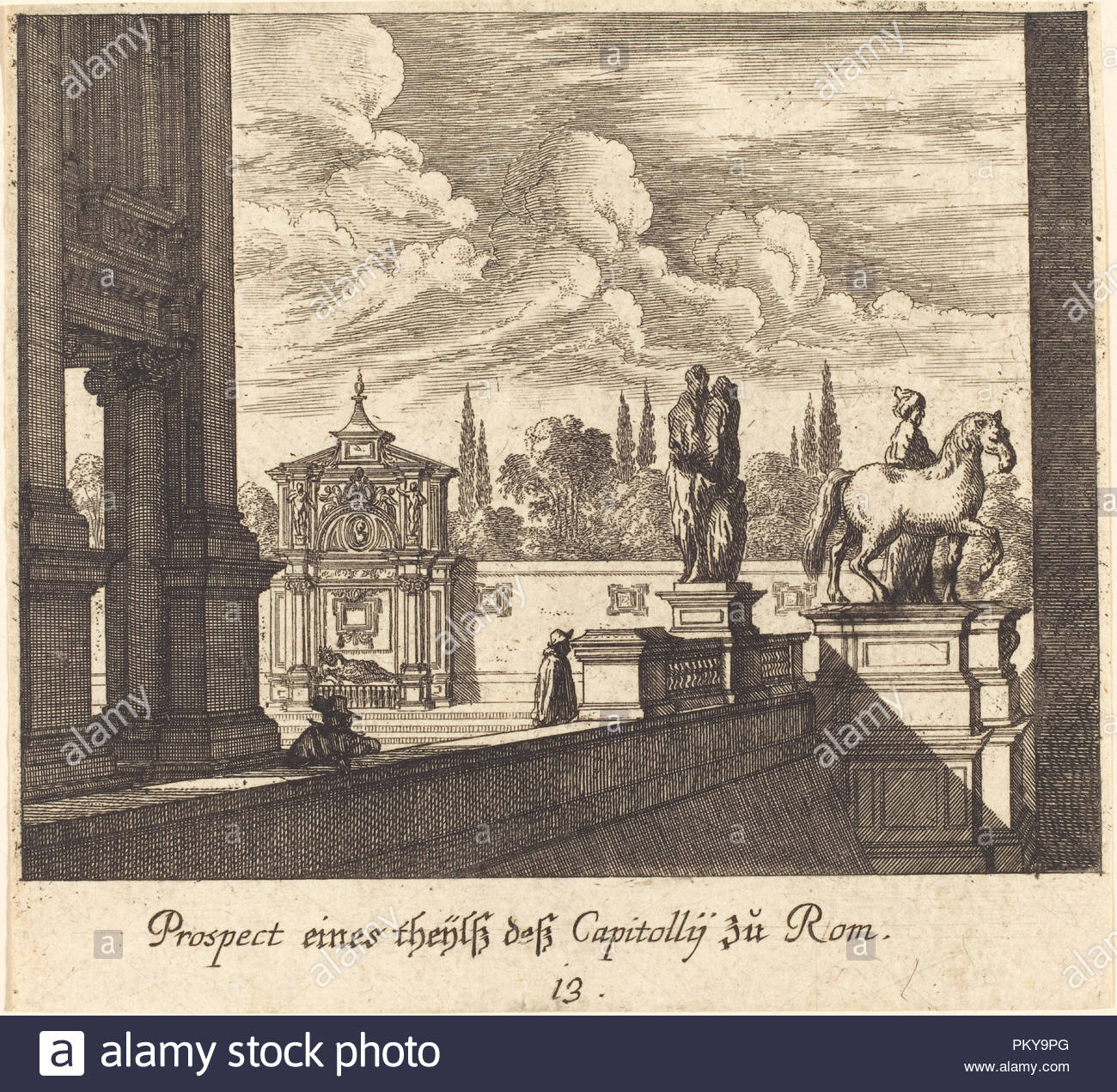Dated: 1681. Medium: etching. Museum: National Gallery of Art, Washington DC. Author: Melchior Küsel after Johann Wilhelm Baur.