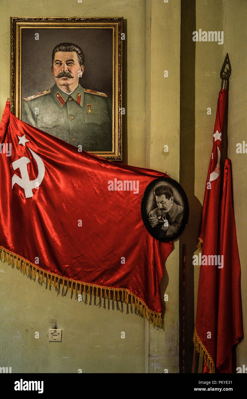 Stalin's secret underground printing house, in Tbilisi, Stock