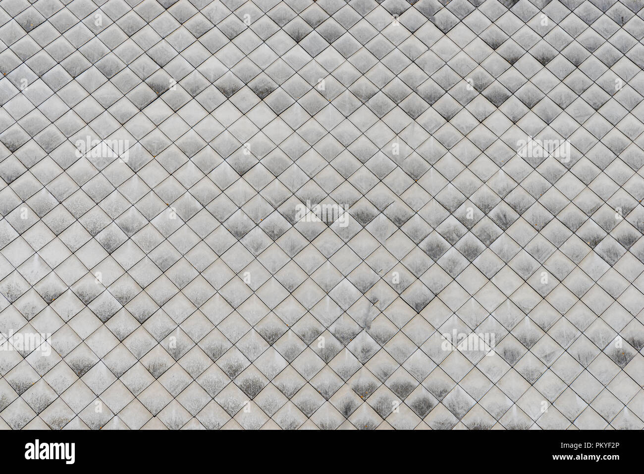 White squares in row as background Stock Photo