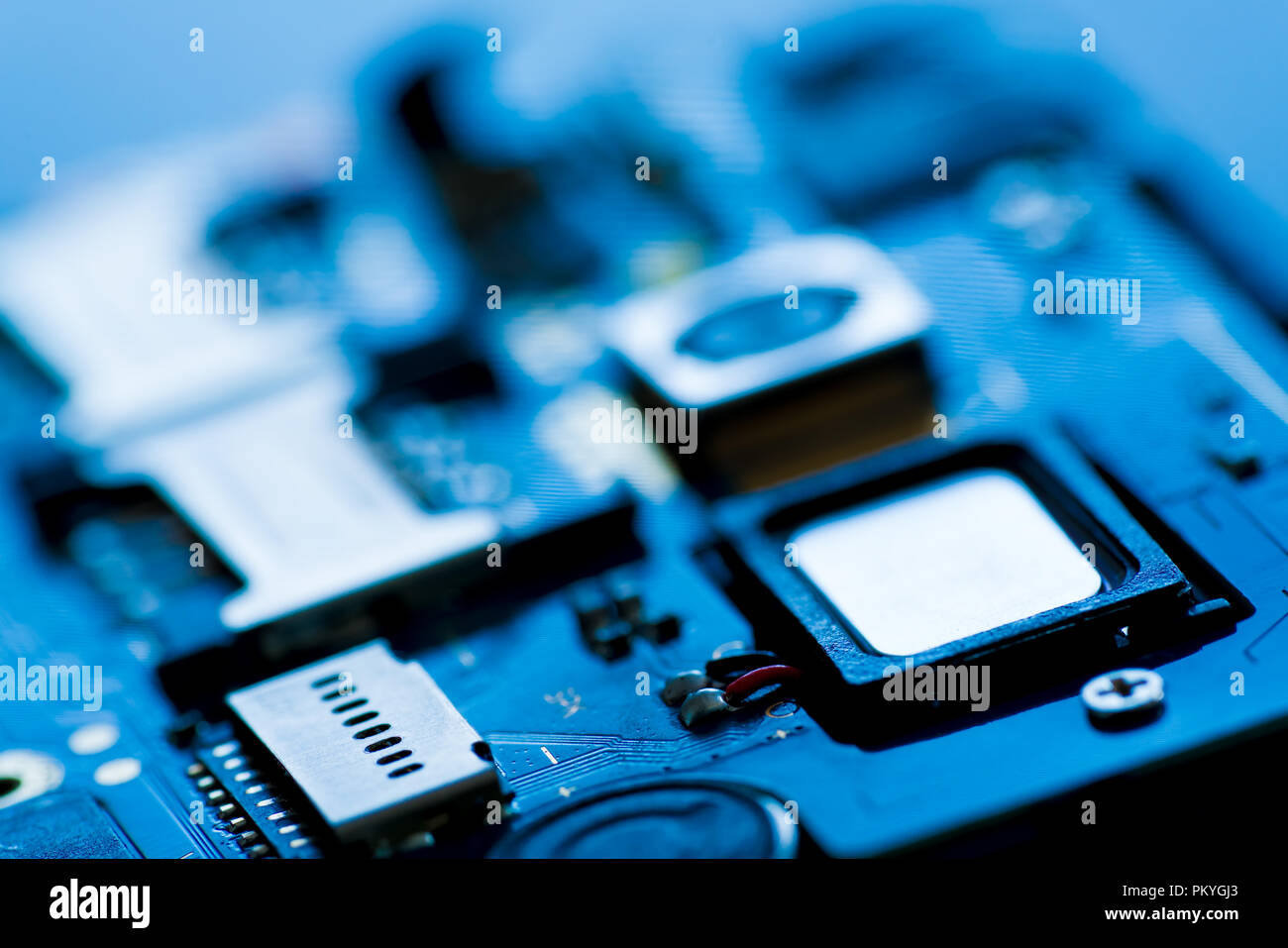 Fix and repair cell phone PCB Stock Photo - Alamy