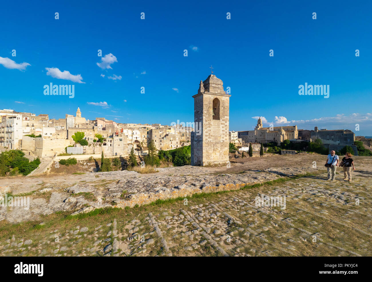 Gravina in Puglia (Italy) - The suggestive old city in stone like Matera, in province of Bari, Apulia region. Here a view of the historic center. Stock Photo
