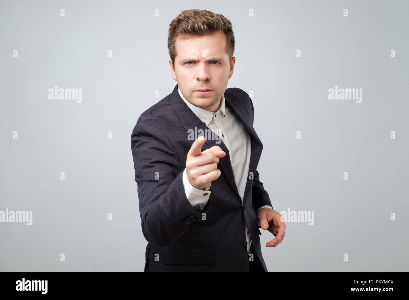 Men pointing finger accuse hi-res stock photography and images - Alamy
