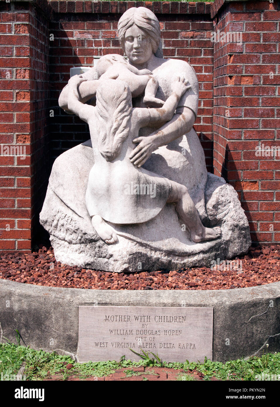 The Mother’s Day Shrine in Grafton, West Virginia, honors motherhood with a beautiful chapel and peaceful grounds dedicated to gratitude and love. Stock Photo