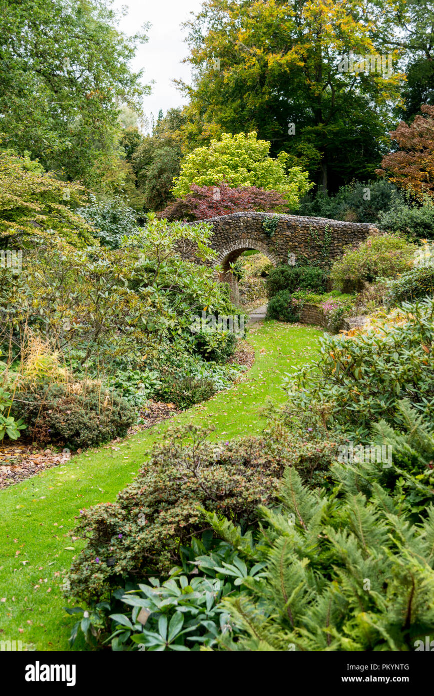 Bressingham Gardens - west of Diss in Norfolk, England - United Kingdom - Photo taken  October 7 2017 Stock Photo
