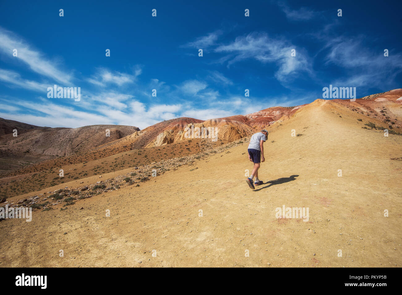 Valley of Mars landscapes Stock Photo - Alamy