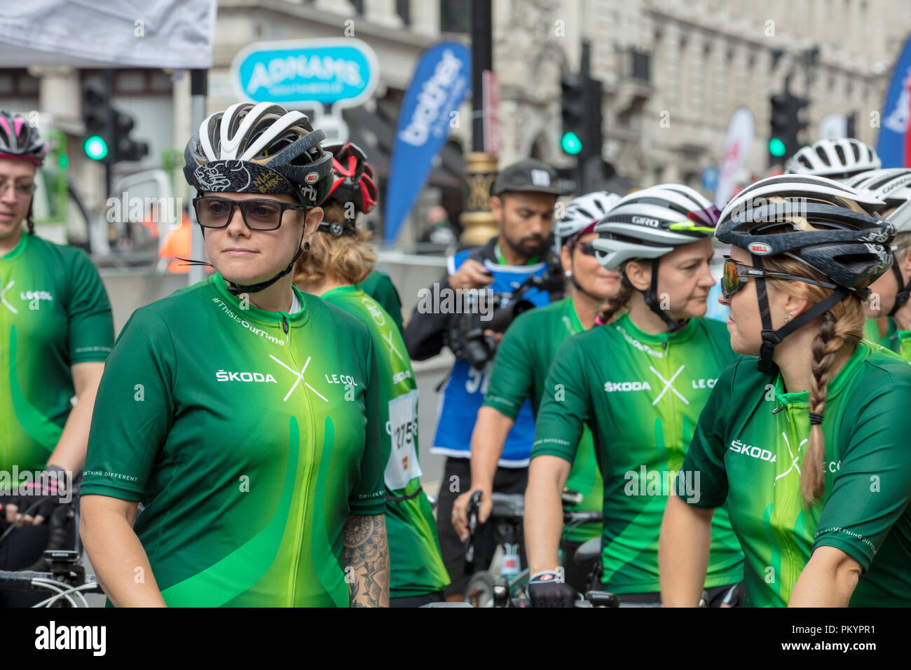 Hsbc lets ride westminster event hires stock photography and images