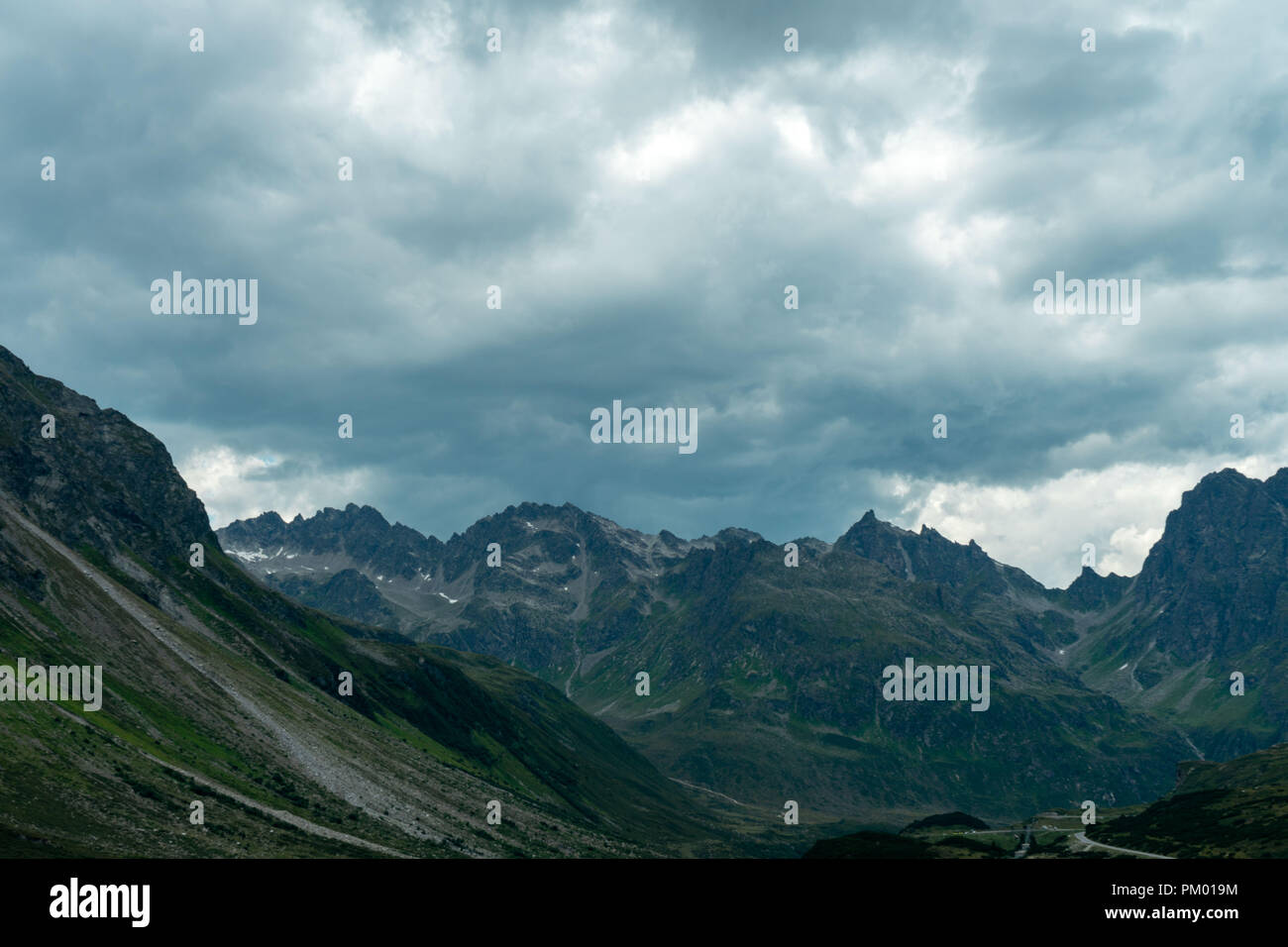 Silvretta Stausee Austria Österreich Stock Photo