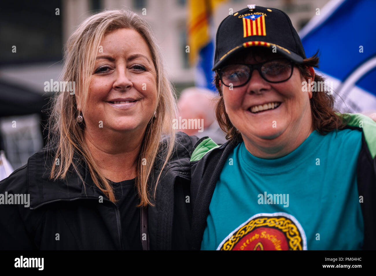 Hope over Fear Glasgow George Square Rally September 15th 2018 Stock