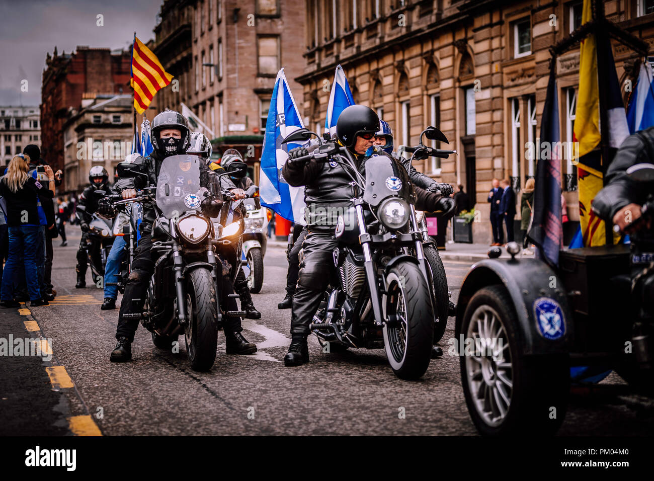 Hope over Fear Glasgow George Square Rally September 15th 2018 Stock