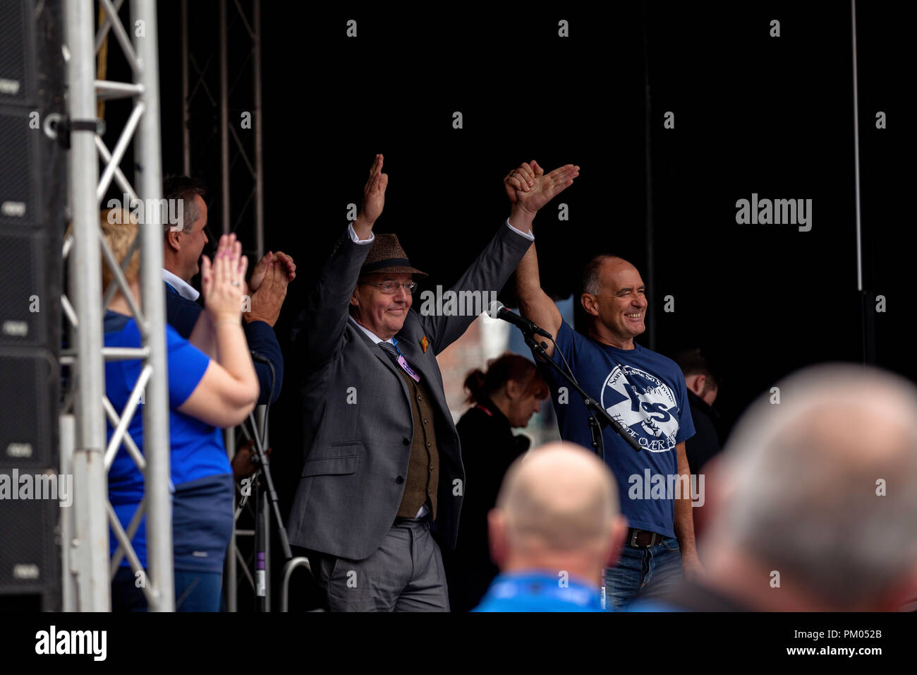 Hope over Fear Glasgow George Square Rally September 15th 2018 Stock ...