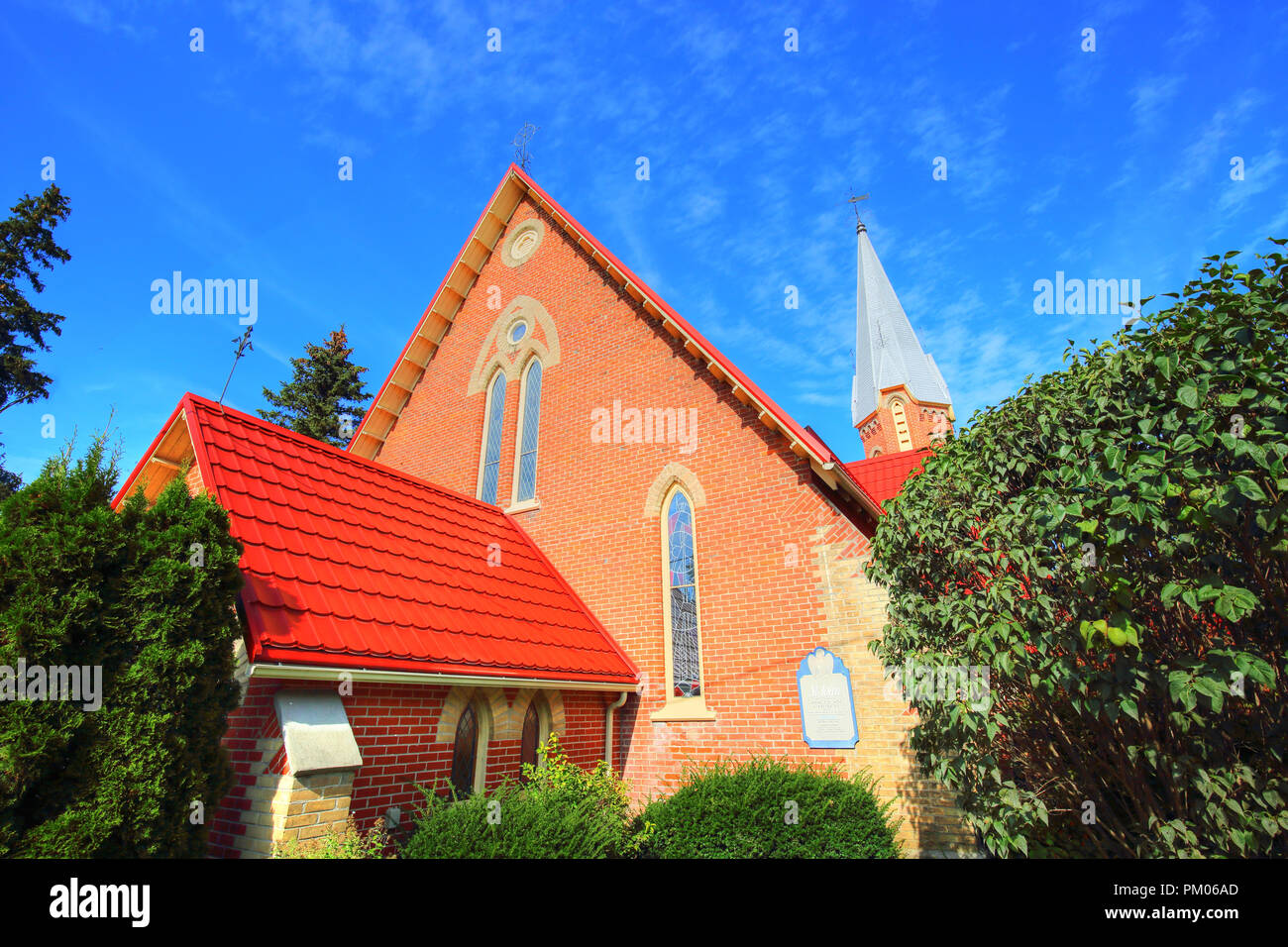 Beautiful Elora Churches Stock Photo Alamy