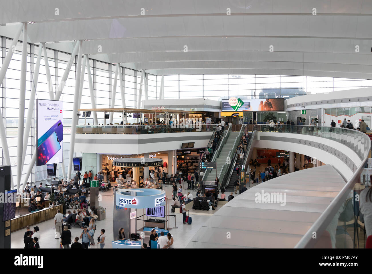 Budapest airport traveler people boutique shop inside Ferenc Liszt ...