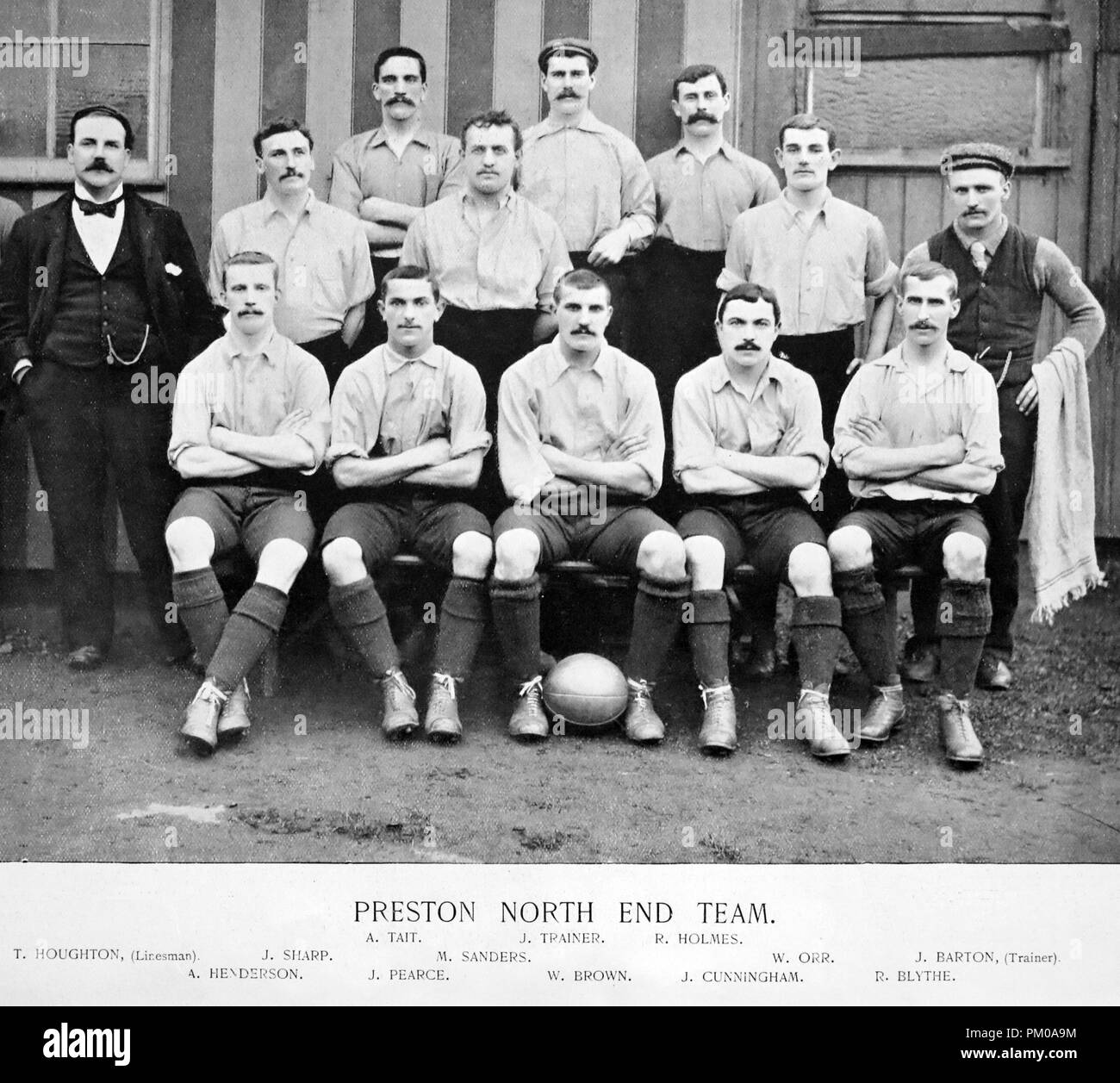 Preston North End, 1890s Stock Photo Alamy