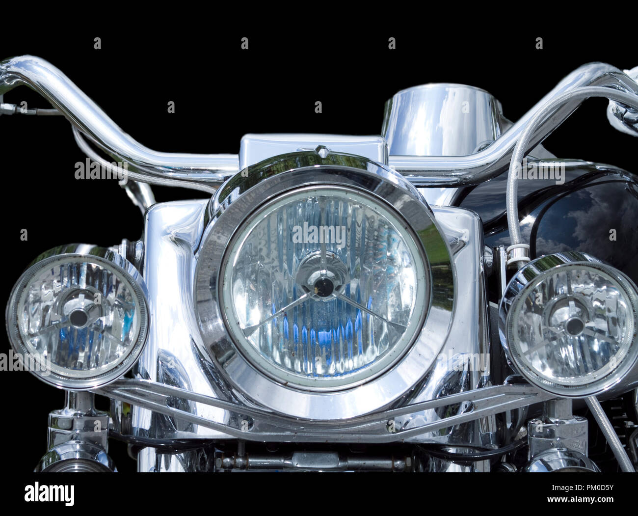Chrome motorcycle helmet hires stock photography and images Alamy