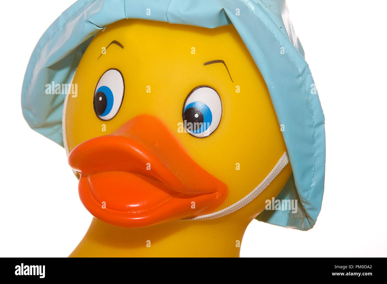 Yellow Rubber Duck Isolated on White Background Stock Photo - Alamy