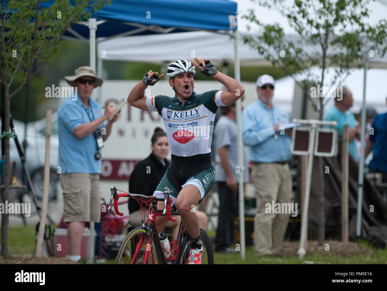 UNITED STATES - June 6: 10th Annual Bunny Hop Criterium bicycle race in Suitland, Maryland.  (Photo By Douglas Graham/Wild Light Photos) Stock Photo