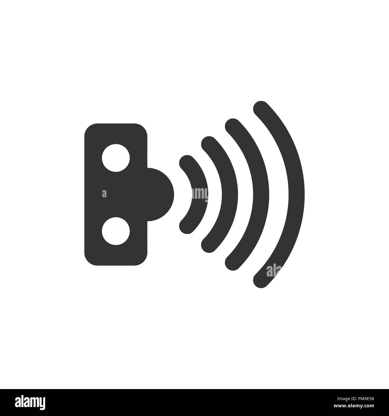 Motion Sensor Icon Vector Vectors Stock Photos & Motion Sensor Icon