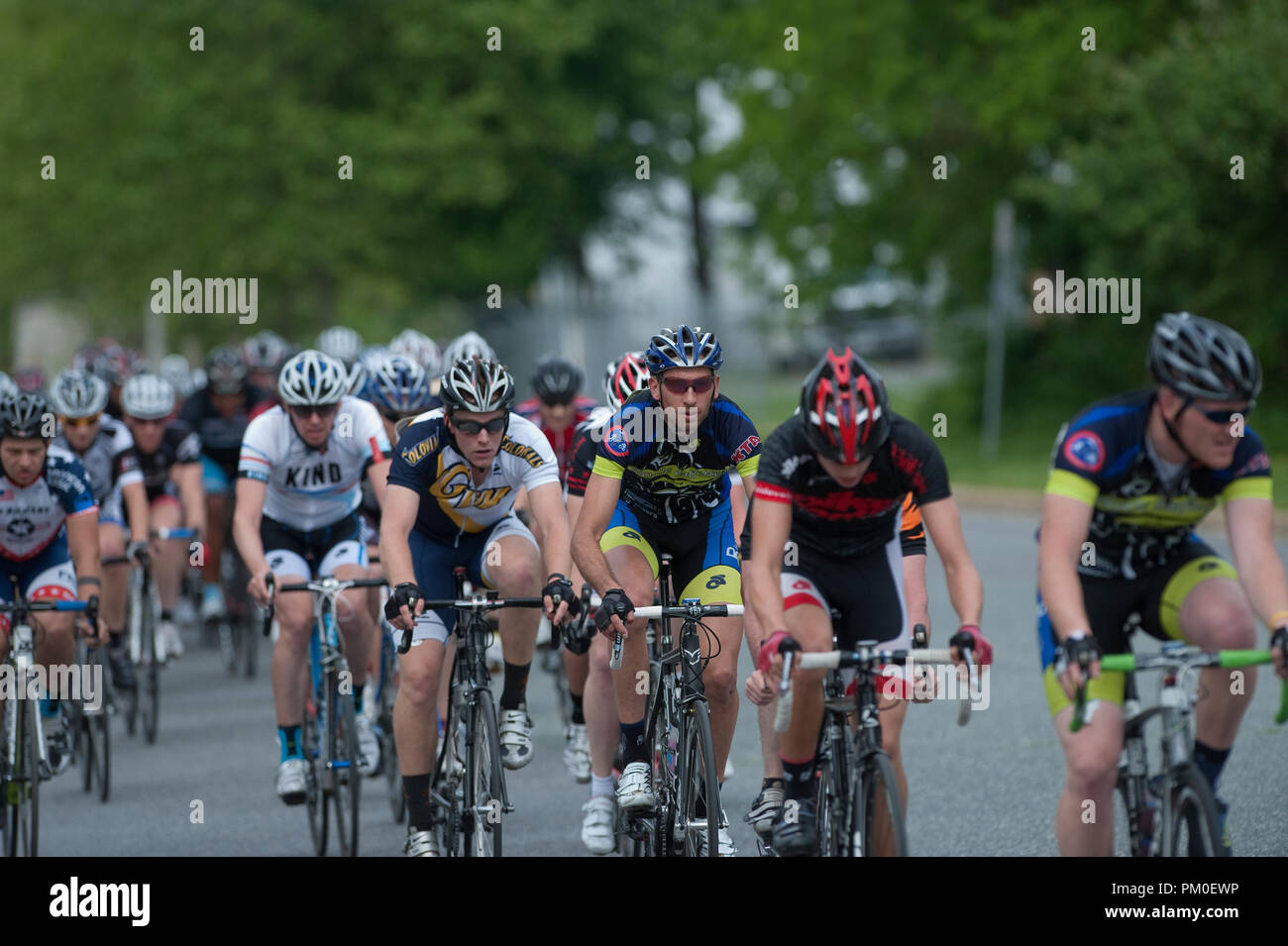 UNITED STATES - June 6: 10th Annual Bunny Hop Criterium bicycle race in Suitland, Maryland.  (Photo By Douglas Graham/Wild Light Photos) Stock Photo