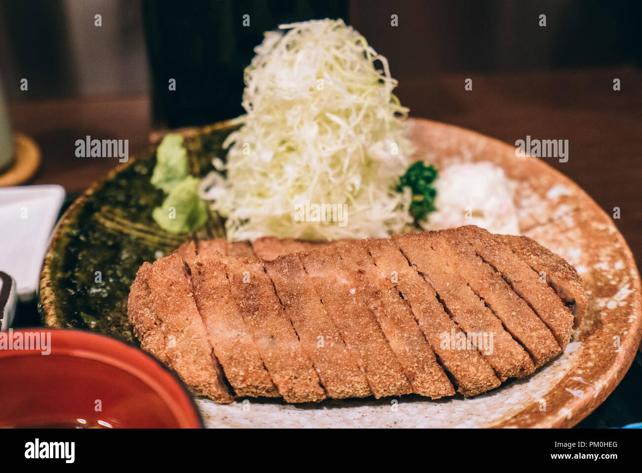 Deep fried beef in Tokyo, fried steak, beef, japanese food Stock Photo Alamy
